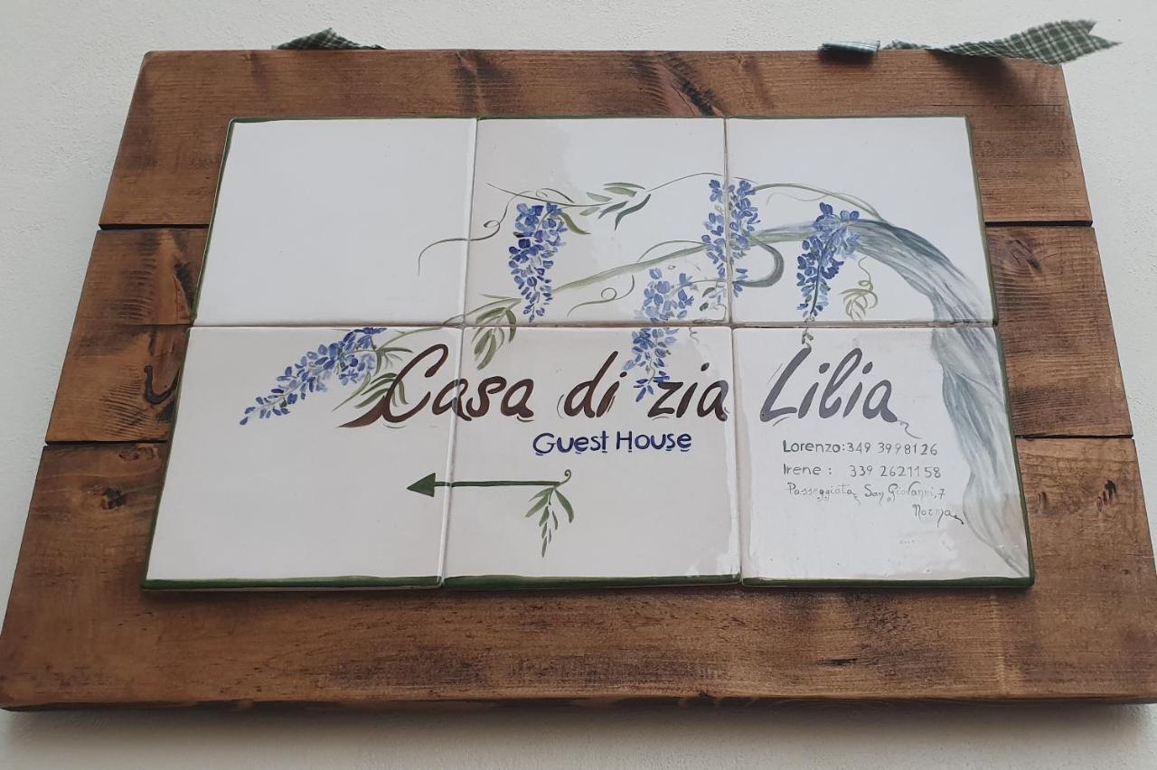 Ferienwohnung Casa Di Zia Lilia Norma Exterior foto